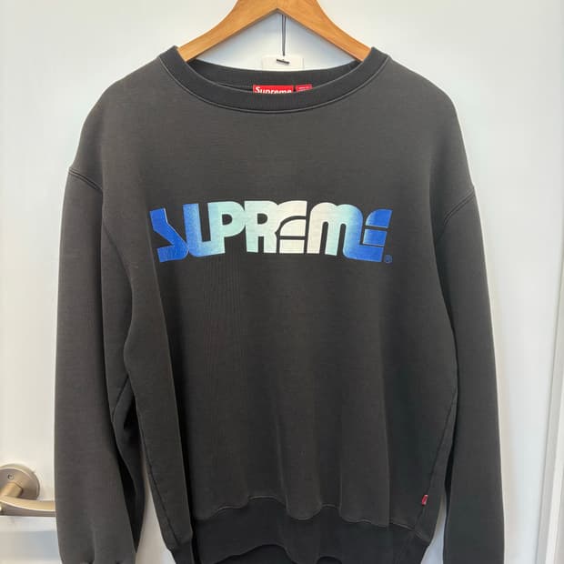 Supreme surf logo sweat