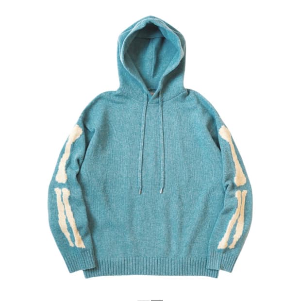 캐피탈 5G 울 본 후드 스웨터 니트 섹소폰