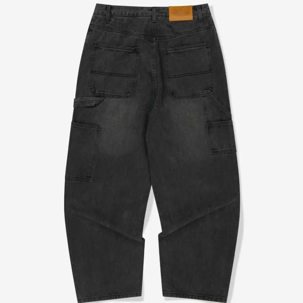 위캔더스 워크팬츠 DRAGGY WORK PANTS BLACK