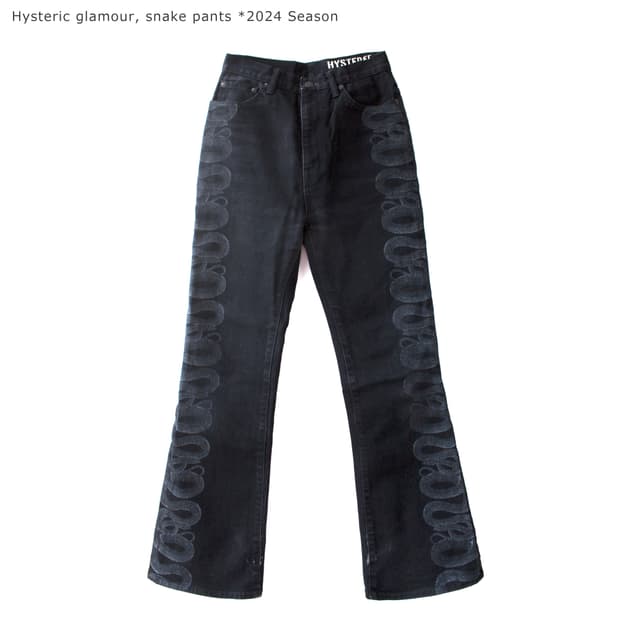 히스테릭 글래머 스네이크 팬츠 *2024 Season