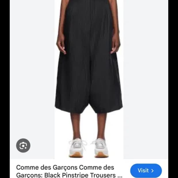 Comme des Garcons pinstripe trousers