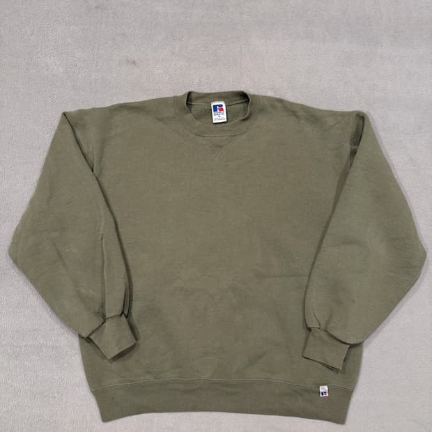 러셀 애슬레틱 스웻 셔츠 맨투맨 그린