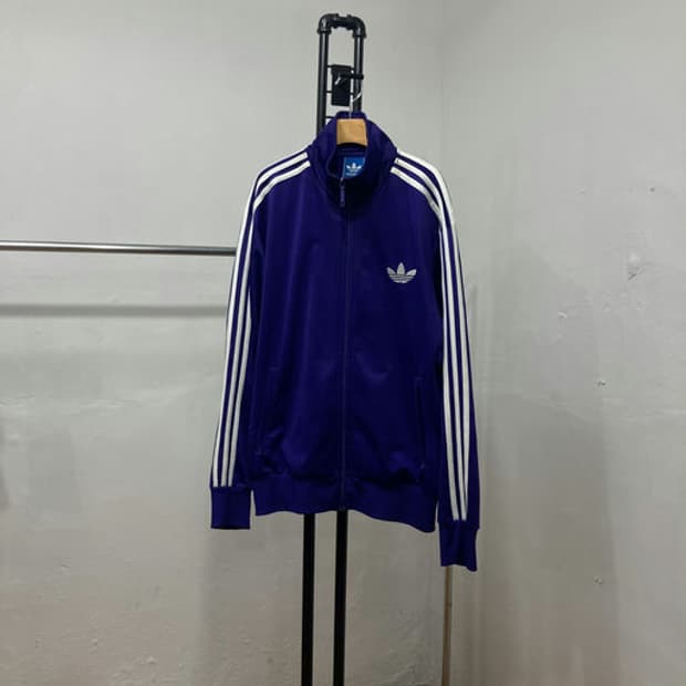 아디다스(Adidas) 유로파 시그니처 3-스트라이프 트랙탑 져지 집업