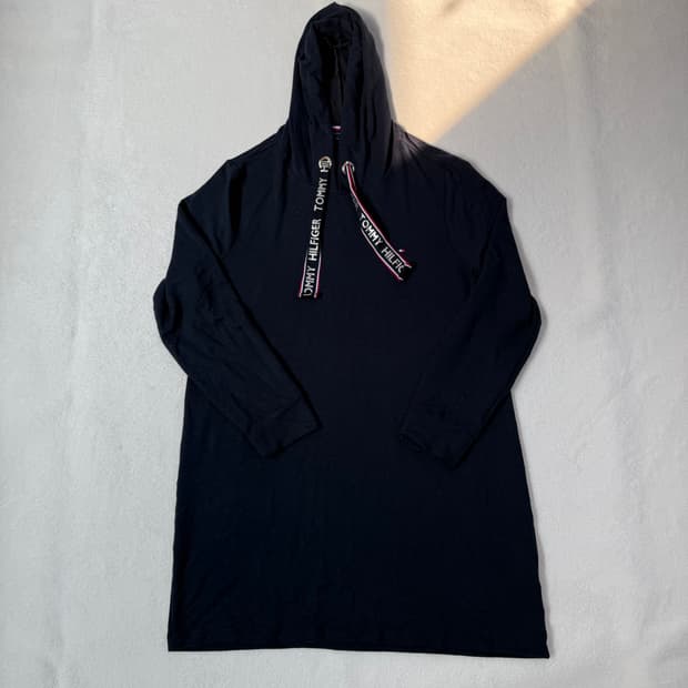 실측확인 타미힐피거 후드 긴팔 원피스 0310T