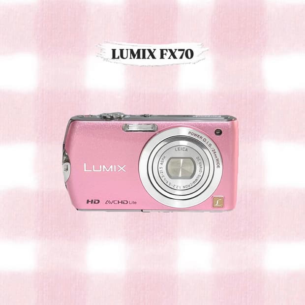파나소닉 루믹스 FX70 베이비핑크 빈티지디카