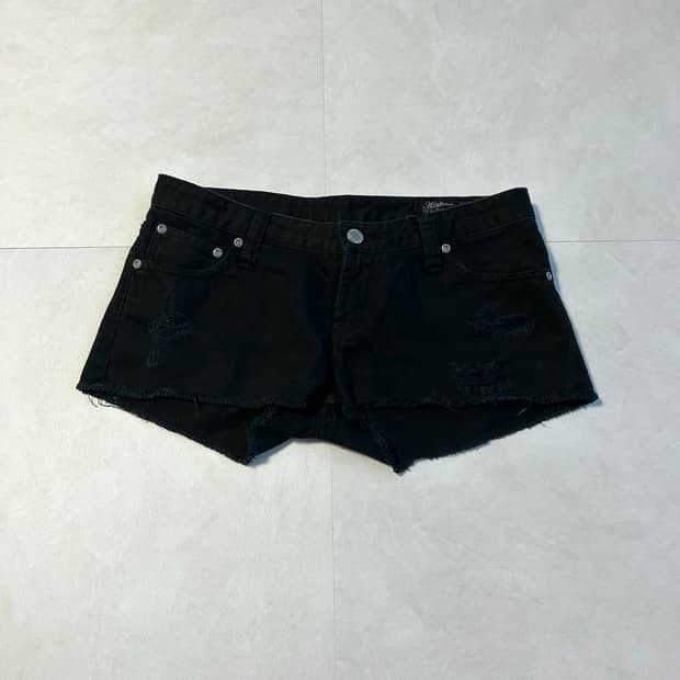 black low damage shorts