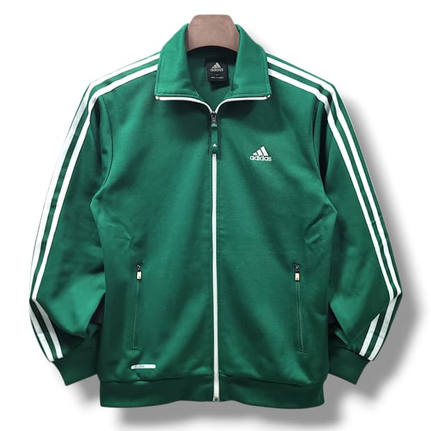 [95] 아디다스 그린&화이트라인 클래식 퍼포먼스 트랙탑 져지