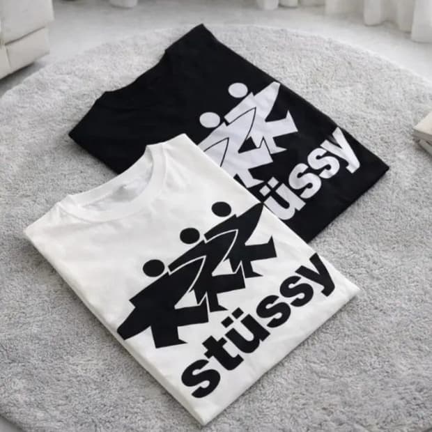 스투시 STUSSY 서핑로고 반팔티