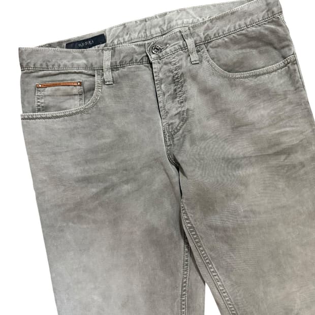 00s gucci faded pants