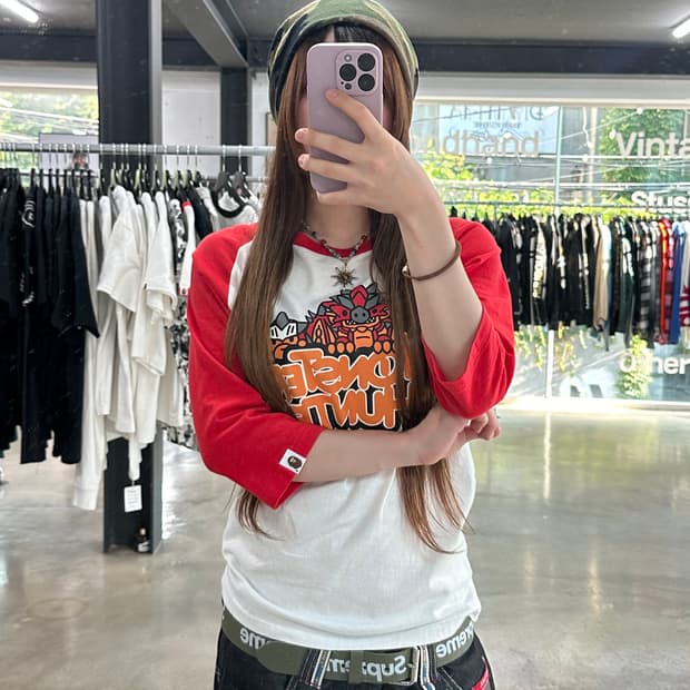 베이프 베이비마일로 몬스터 헌터 7부 티셔츠