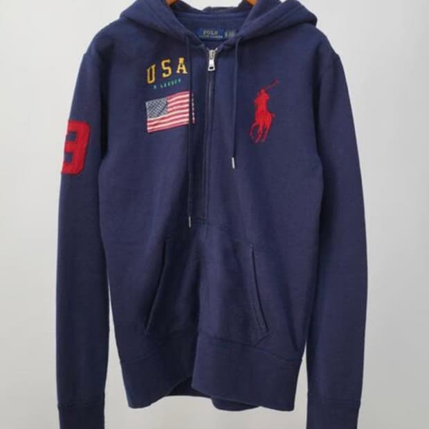 폴로 빅포니 USA성조기 후드집업