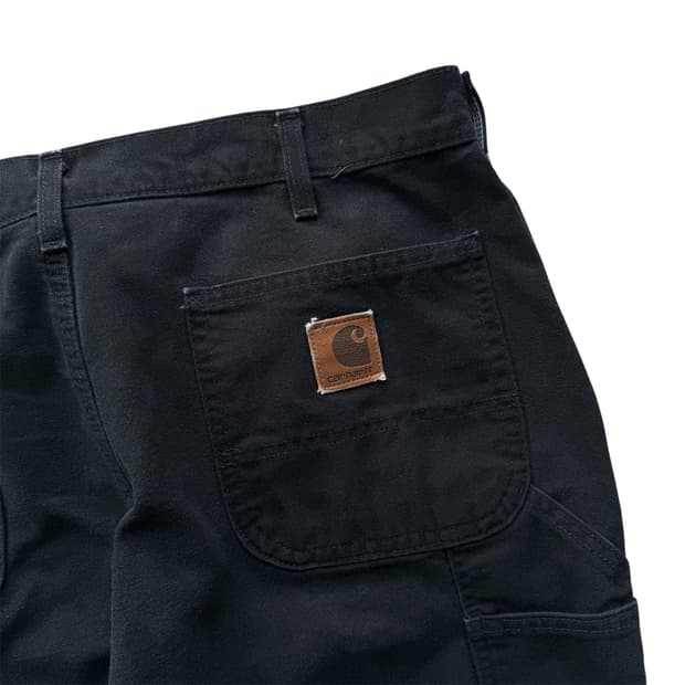 칼하트 B11 싱글니 카펜터 팬츠 블랙