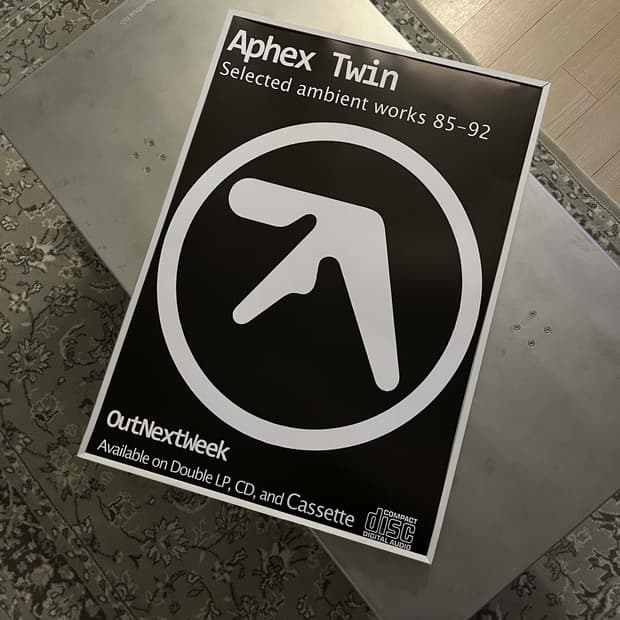 Aphex twin 85-92 poster