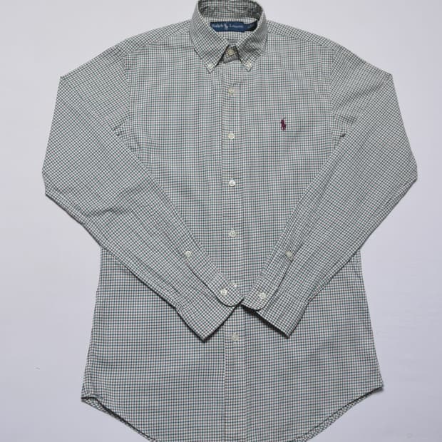 랄프로렌 체크 셔츠 XS