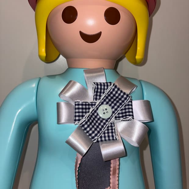 핸드메이드 로제트 넥타이 키링 뱃지 브로치 패션 아이템