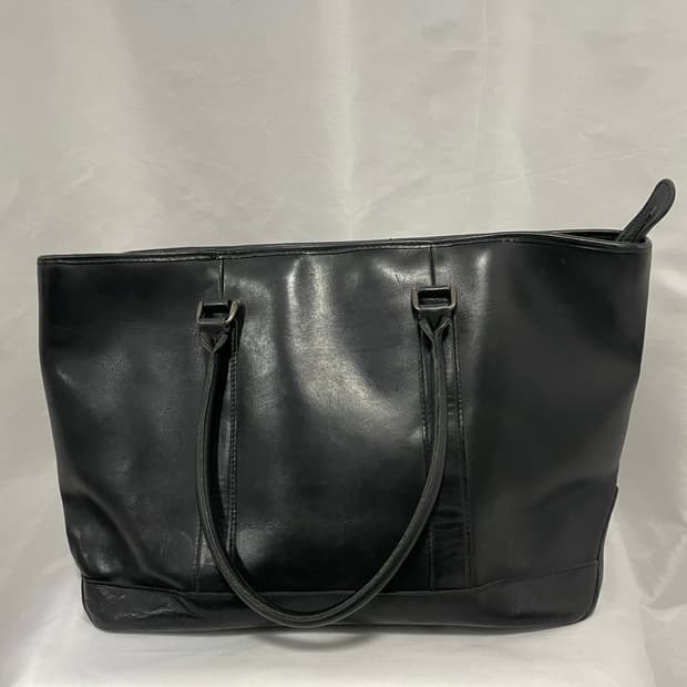 [OS] 엘엘빈 레더 라지 토트백 블랟