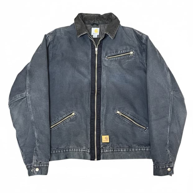 초희귀 칼하트 모델 J297 덕 셰르파 라이닝 브라운 재킷