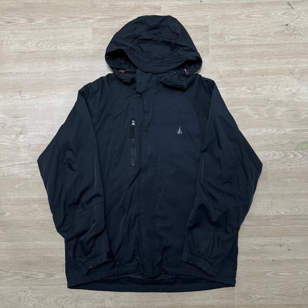 빈폴 스포츠 자수 로고 바람막이 후드자켓 [블랙] L/100