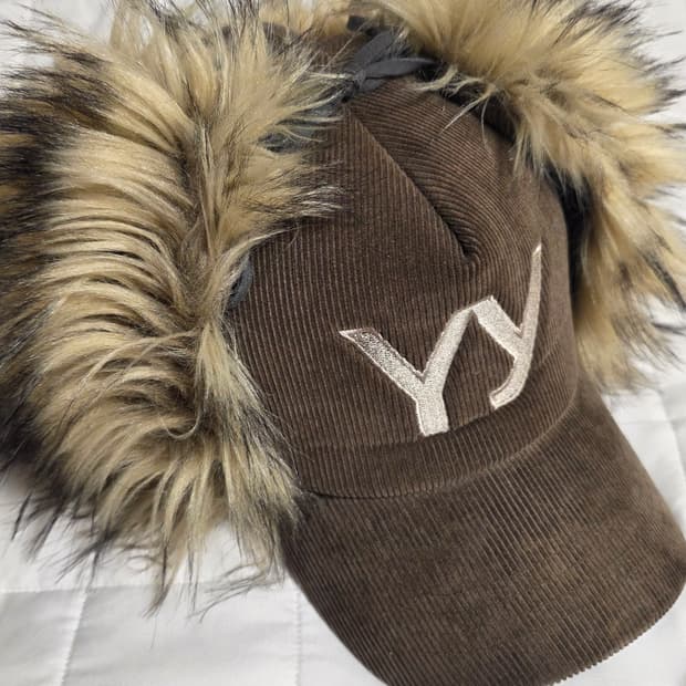 오픈yy 코듀로이 이어플랩 털모자