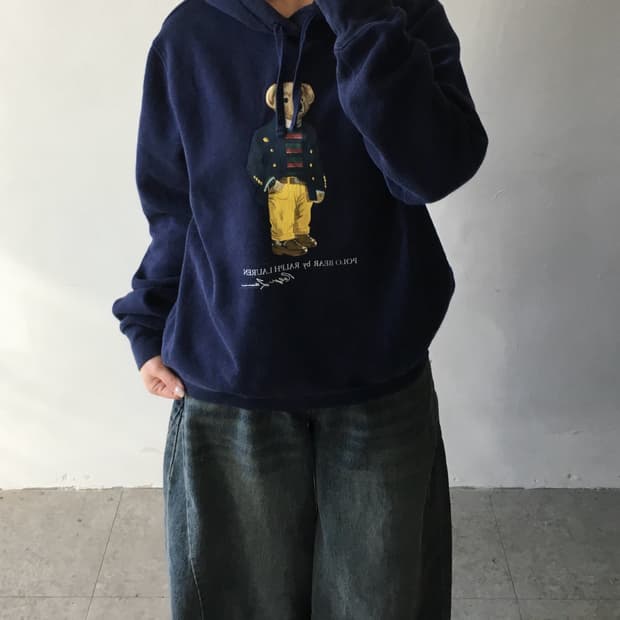 폴로 테디베어 후드티