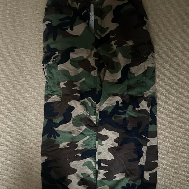 밀리터리 오리지널 미군 우드랜드 카모팬츠
