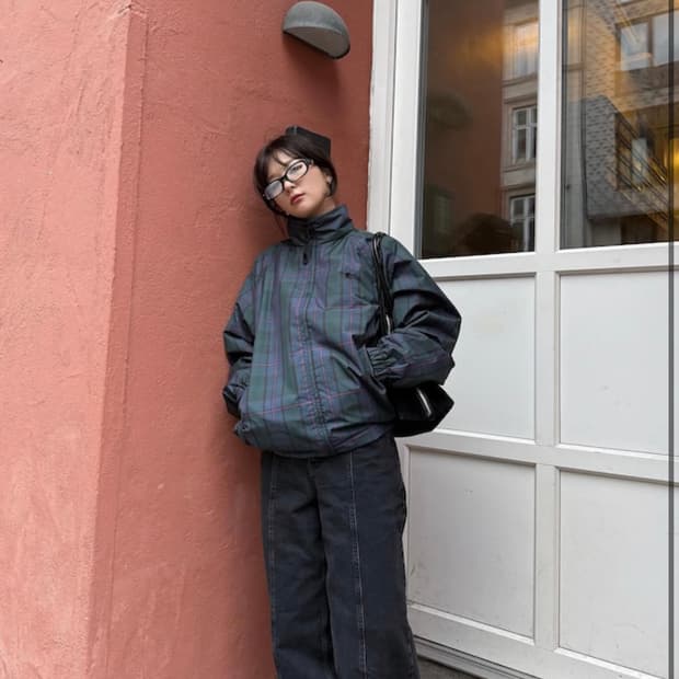 칼하트 reversible planer jacket 