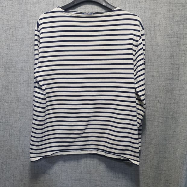 세인트제임스 남성 스트라이프 긴팔티 