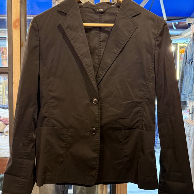 타임 포스트모던 블랙 블레이저