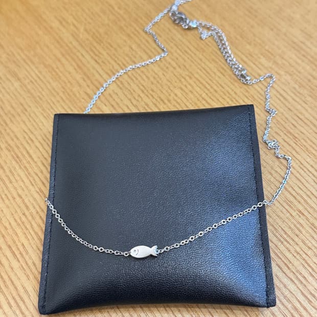 (핸드메이드) 써지컬 액막 물고기 펜던트 목걸이