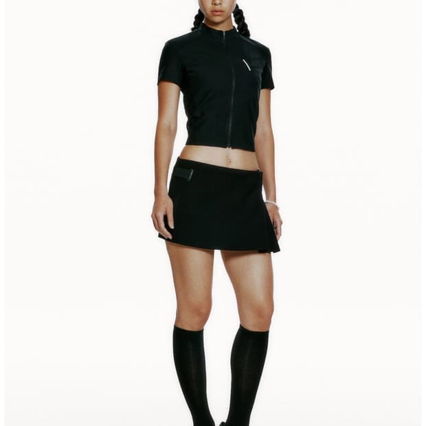 혜인서 Pleated Wrap Skirt