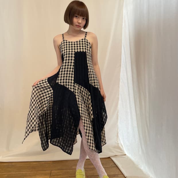 check unbalance dress