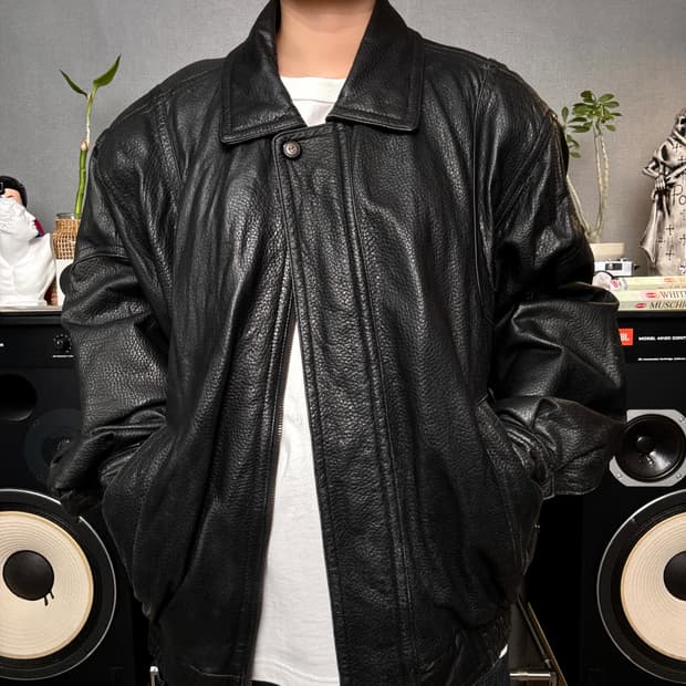 램스킨 봄버자켓