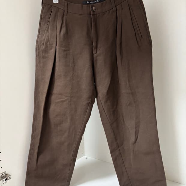 Niko And 니코앤드 브라운 팬츠 바지 갈색 모리걸 3사이즈