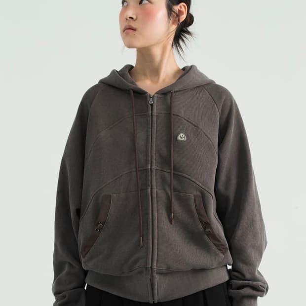 구해요) 코이세이오 후드집업 와인