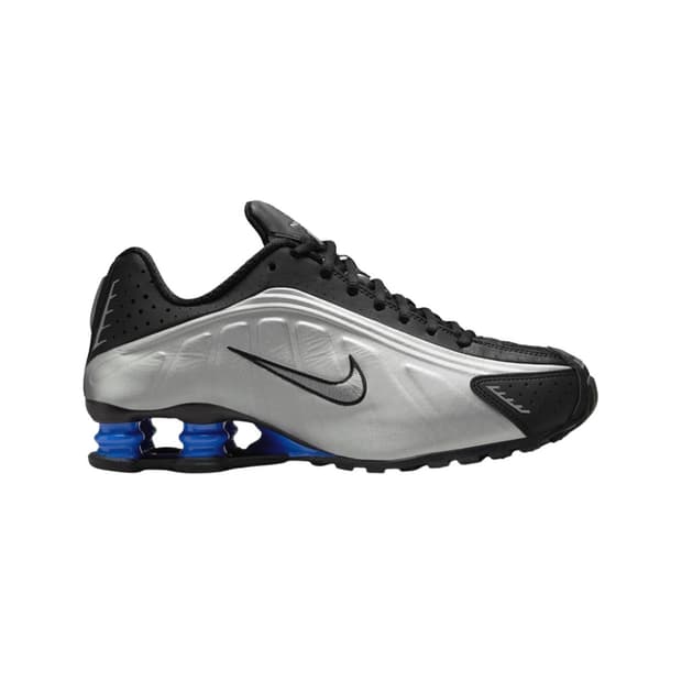 나이키 샥스 R4 메탈릭 실버 앤 블랙 