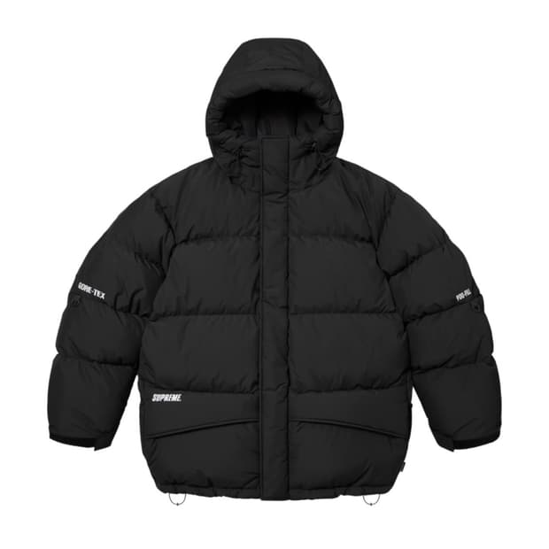 M) 슈프림 고어텍스 900 필 다운 파카 블랙 푸퍼 퍼퍼 패딩