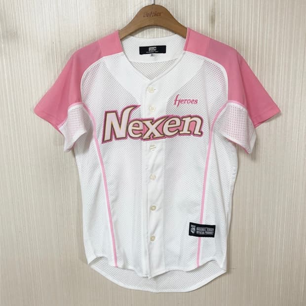 KBO ATC 넥센(키움)히어로즈 핑크유니폼 85 #16 강정호(싸인)