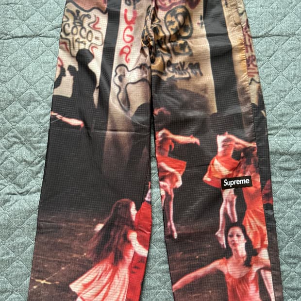 (S)슈프림 리플렉티브 립스탑 트랙 팬츠 멀티컬러