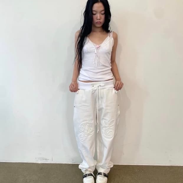 샵페어리 메이드 트레이닝 팬츠 그레이
