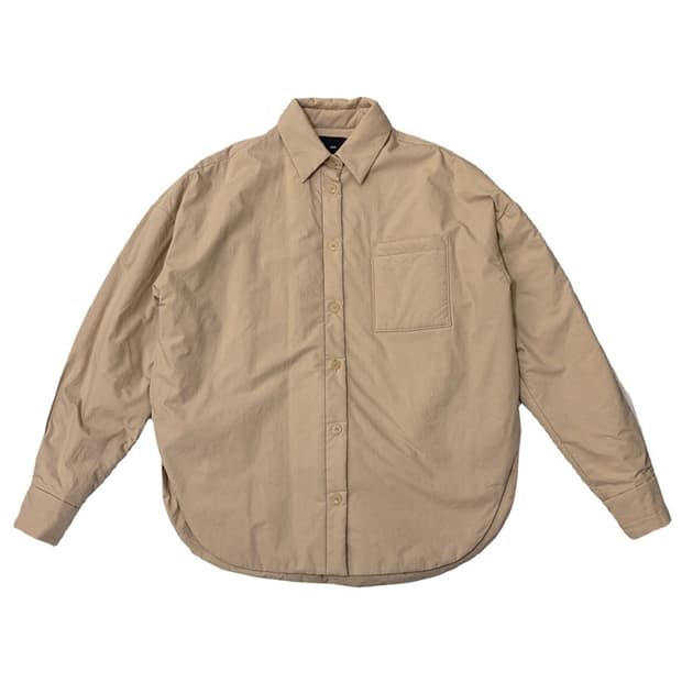 ORR 베이지 패디드 셔켓 S