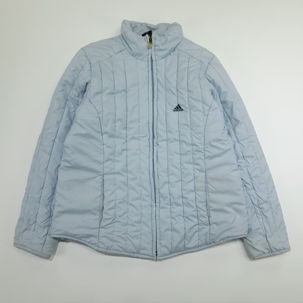 CN931 M 아디다스 스카이블루 패딩 자켓 점퍼
