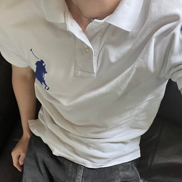 폴로 빅포니 카라티 화이트 블랙