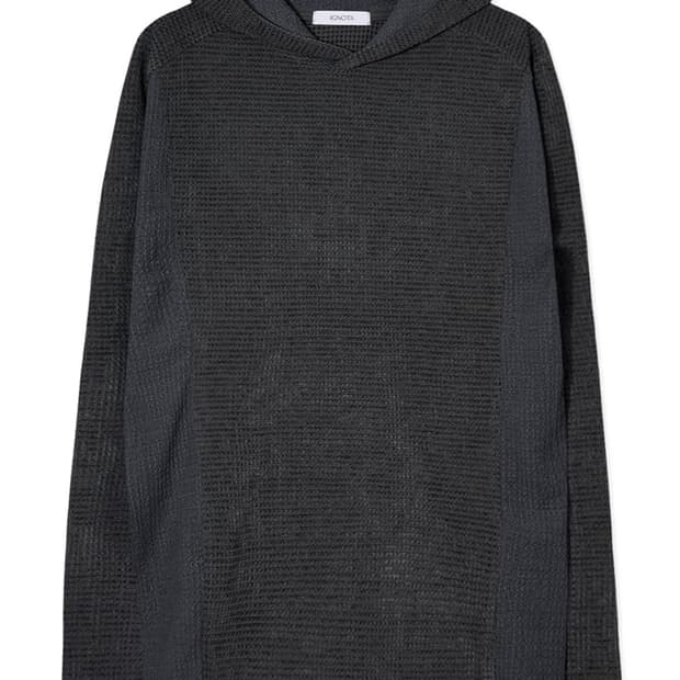 [M] 이그노타 CORE:14 PANELED HOODIE 챠콜