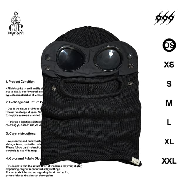 C.P. 컴퍼니 렌즈 엑스트라 파인 바라클라바 