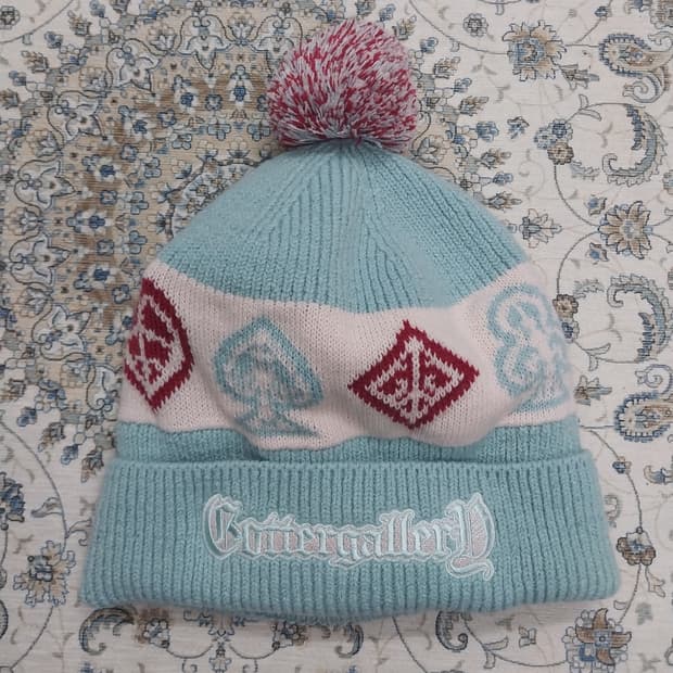 (새상품) Gotter Gallery 털모자 폼폼 비니