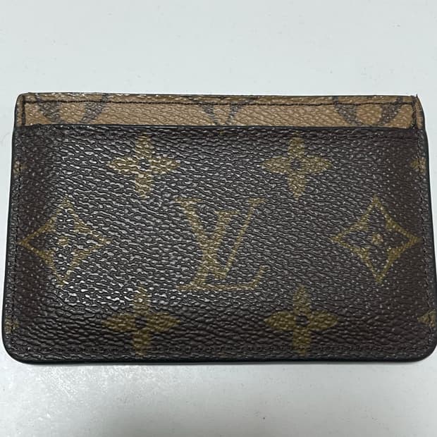 루이비통 카드 홀더 모노그램 앤 모노그램 리버스