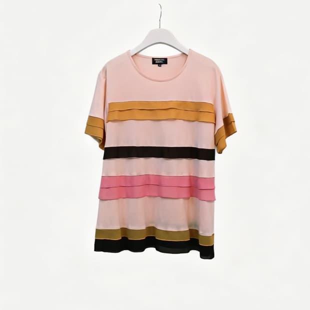 [소니아리키엘] 컬러 레이어 프릴 티셔츠 / 55~66 / 정품