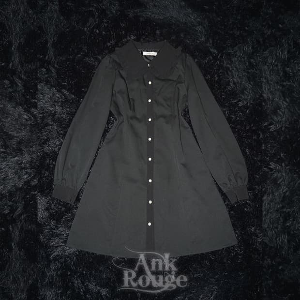 (ank rouge) frill collar dress 