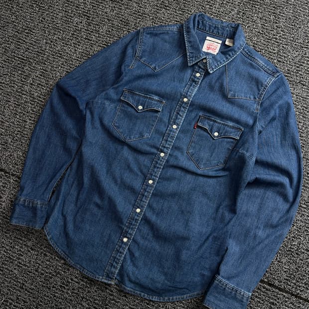리바이스 USA 오리지날 우먼스 웨스턴 데님 셔츠 1499