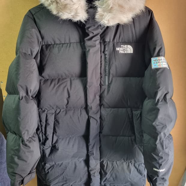 노스페이스 키즈 구스 롱패딩 